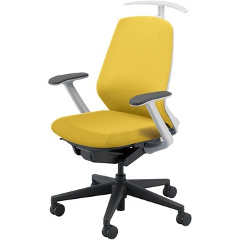 5-373-3685 Nimbus(ニンバス)/ミドルバック/ホワイトフレーム/ブラック脚/T型肘 内田洋行 20225208