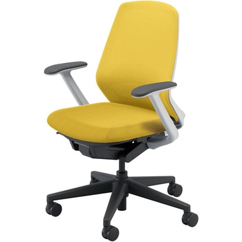 5-373-3665 Nimbus(ニンバス)/ミドルバック/ホワイトフレーム/ブラック脚/T型肘 内田洋行 20225689