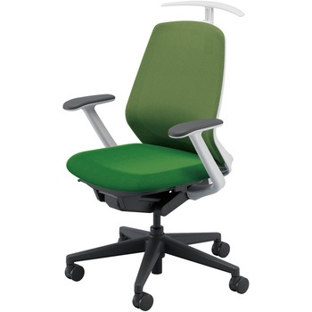 5-373-3634 Nimbus(ニンバス)/ミドルバック/ホワイトフレーム/ブラック脚/T型肘 内田洋行 20225917