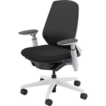 5-373-5810 Nimbus(ニンバス)/ミドルバック/ホワイトフレーム/ホワイト脚/アジャスタブル肘 内田洋行 20228200