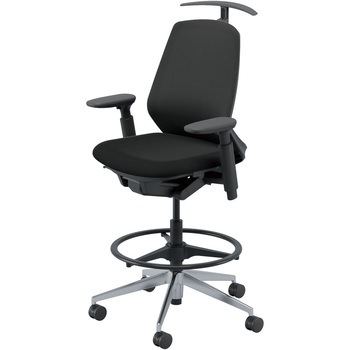 5-374-1880 Nimbus(ニンバス)/ハイシート/ミドルバック/ブラックフレーム/アジャスタブル肘 内田洋行 20234676