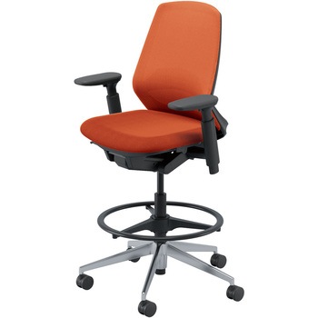 5-374-1856 Nimbus(ニンバス)/ハイシート/ミドルバック/ブラックフレーム/アジャスタブル肘 内田洋行 20234981