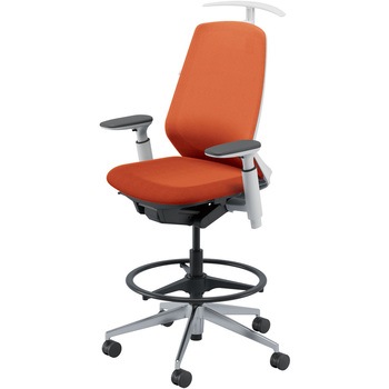 5-374-4836 Nimbus(ニンバス)/ハイシート/ハイバック/ホワイトフレーム/アジャスタブル肘 内田洋行 20237379