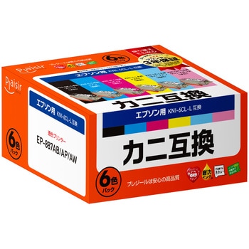 カニシリーズ(大容量)互換インク 6色セット プレジール