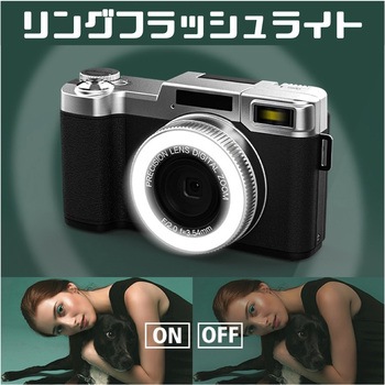 被写体がキレイに撮れるリングライト搭載デジタルカメラ エーインサイト