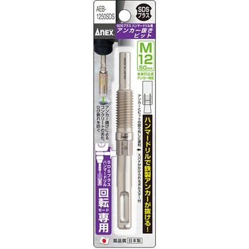 アンカー抜きビット SDSプラスシャンク ANEX