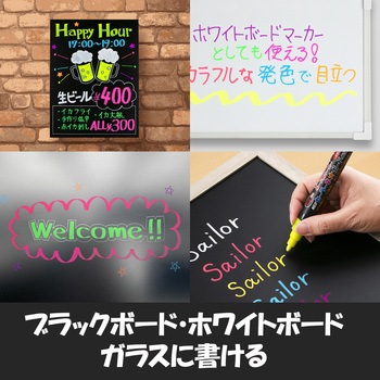 ネオボードマーカー パック 中字 丸芯 セーラー万年筆