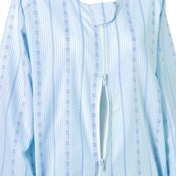 ソフトケアねまき両開きファスナー 厚手 竹虎