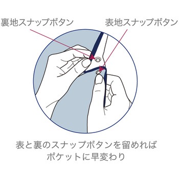 ソフラピレンエプロン チェック2WAYタイプ 竹虎