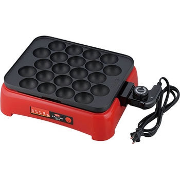 【新品】角形電気たこ焼き器22穴FREIZ YR-7642 YR-7642 リアルデイズ 元祖ヤキヤキ屋台 角型電気たこ焼器22穴 1個