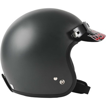 Duckhill Peak Visor バイク用バイザー ファイアレッド RIDEZ(ライズ)