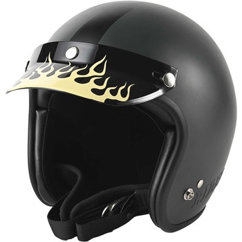 Duckhill Peak Visor バイク用バイザー ファイアホワイト RIDEZ(ライズ)