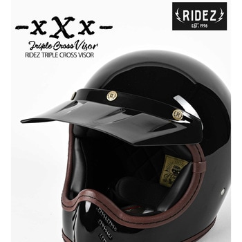 バイク ロングバイザー トリプルクロス RIDEZ(ライズ)