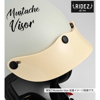バイク用 ショートバイザー レトロ ヴィンテージ RIDEZ(ライズ)