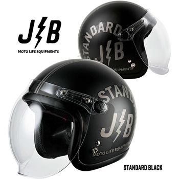 ジェットヘルメット シールド付き JB STANDARD RIDEZ(ライズ)