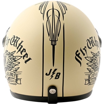 ジェットヘルメット シールド付き JB FLYWHEEL RIDEZ(ライズ)