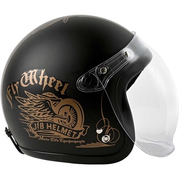 ジェットヘルメット シールド付き JB FLYWHEEL RIDEZ(ライズ)