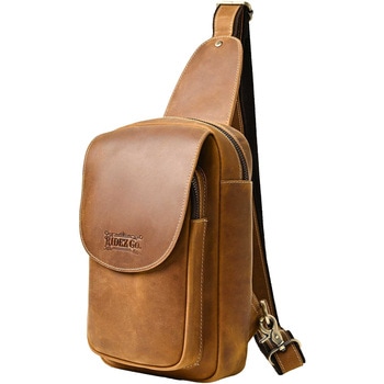 本革 ショルダーバッグ 革 茶 バイク 鞄 RBP02 RIDEZ(ライズ)