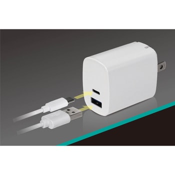 急速充電Type-C/USB-A AC充電器 HAC