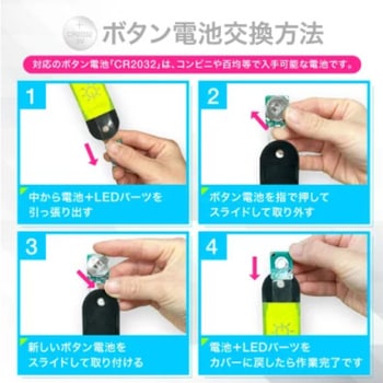 パチッと巻きつくLEDアームバンド オフトレイル