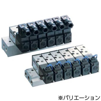 5ポート 直動ポペットタイプ VKシリーズ マニホールド SMC