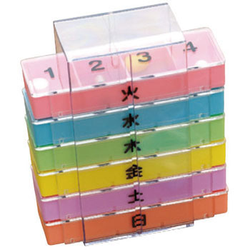 テイコブ薬入れ 1週間用 幸和製作所 お薬カレンダー 通販モノタロウ Mc01