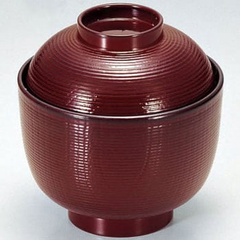 千筋ケヤキ小吸椀 若泉漆器