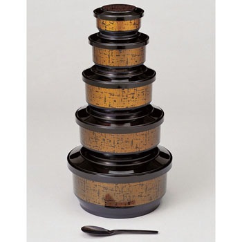 1-230-2 いずみ飯器 平付 若泉漆器 20552412