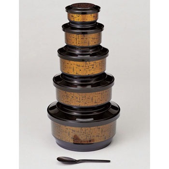 1-230-5 いずみ飯器 平付 若泉漆器 20552446