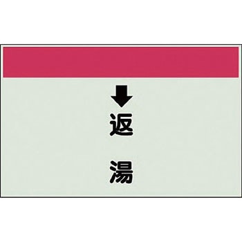 配管識別シート 衛生関係(縦管用) ユニット