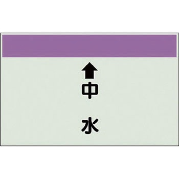 配管識別シート 衛生関係(縦管用) ユニット