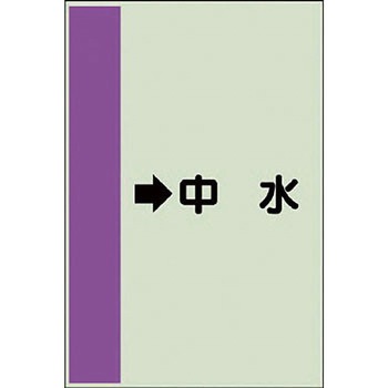 配管識別シート 空調関係(横管用) ユニット