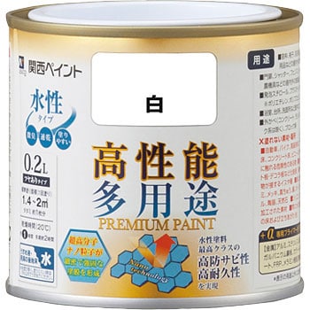 カンペハピオ ペンキ 塗料 水性 つやあり 白 14L 水性シリコン多用途