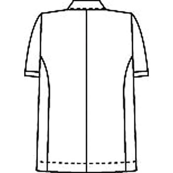 衿付調理衣半袖 T65C KAZEN