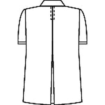 衿付調理衣半袖 T65C KAZEN