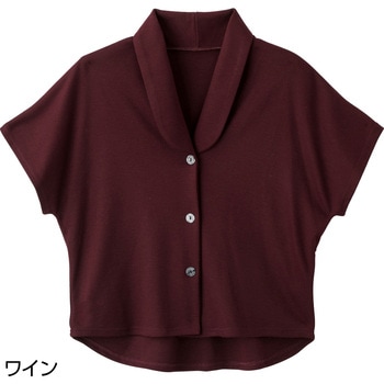 820481 カット後ろ長めドルマン袖ベスト ケアファッション