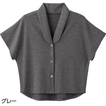 820481 カット後ろ長めドルマン袖ベスト ケアファッション