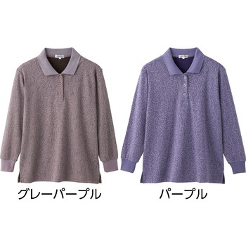 820300 ジャカードポロシャツ - ケアファッション