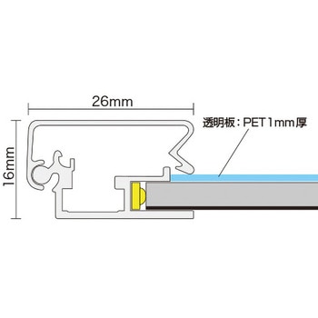 イージーライトパネル ver2．0 屋内用 ブラック 角型 グリーンクロス