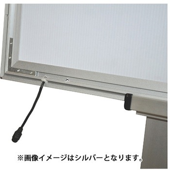 【2台セット】 スナップフレーム 屋内用 シルバー A0 角型 グリーンクロス