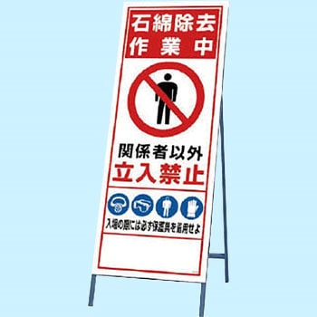 立看板(石綿除去作業中) ユニット