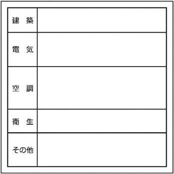 点検口ステッカー ユニット