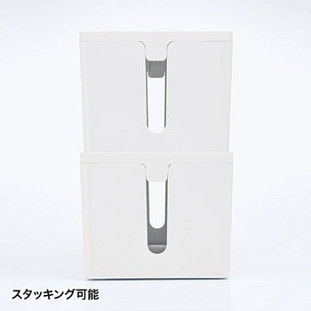 ケーブル&タップ収納ボックス(Sサイズ) サンワサプライ