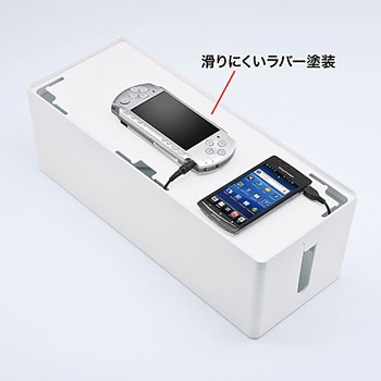 ケーブル&タップ収納ボックス(Lサイズ) サンワサプライ