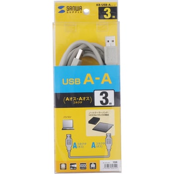 USBケーブル(A-Aコネクタ) サンワサプライ