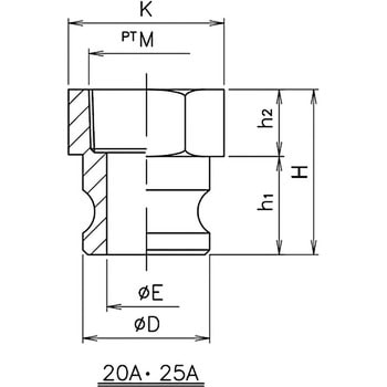 OZ-A-PP-1 メスネジ型アダプター PP 1個 小澤物産(OZC) 【通販サイト