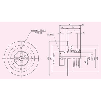 トルクリミッタ フランジタイプ TF series 三共製作所