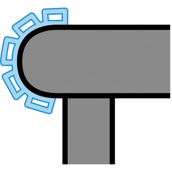 TTC-01 チューブクッション TRUSCO 厚さ5mm幅50mm長さ1.2m TTC-01