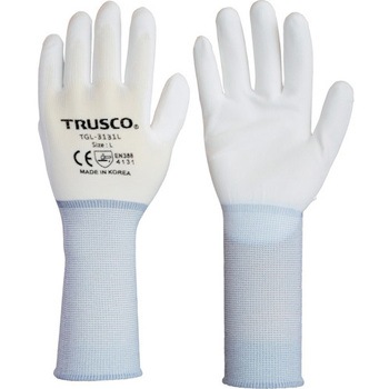 TGL-3131L-10P-L ナイロン手袋PU手のひらコートロング TRUSCO 20771528