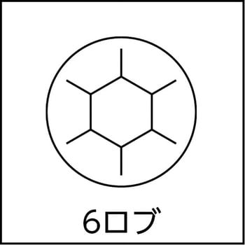6ロブナベ頭組込ねじ(三価クロメート・丸ワッシャー付) TRUSCO その他